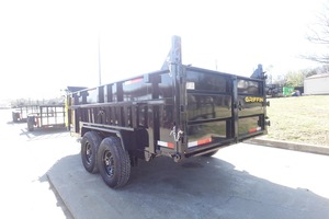 Thủy lực Dump Trailer 7x14 cảnh quan thiết bị 3ft bên - Product Image 3