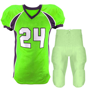 Uniforme de football américain personnalisable pour enfants respirant grande taille fabriqué au Pakistan avec technique de sublimation - Product Image 1