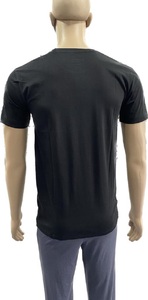 เสื้อยืดผู้ชายเสื้อยืดพิมพ์ลายกำหนดเองเสื้อยืดผ้าฝ้าย100โลโก้พิมพ์ลาย2ชิ้นผ้าไหมแบบลำลอง150 GSM ใช้ได้ทั้งชายและหญิง - Product Image 5