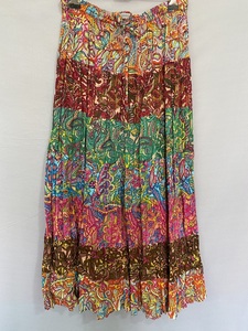 เดรสแขนกุดผ้าฝ้ายอัดพลีทเอวแบบลำลองสำหรับผู้หญิงพิมพ์ลายทรงตรงปรับแต่งโลโก้ได้ตามต้องการจากโรงงาน - Product Image 2