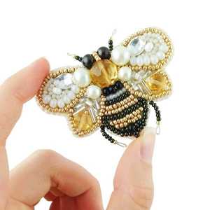 เข็มกลัดทองเหลืองดีไซน์ใหม่เข็มกลัดลูกปัดลวดแท่ง #11743เทคนิคการปักตาแฟชั่น - Product Image 5