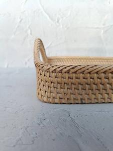 Plateau en rotin exotique en forme de coquillage, artisanat, décoration de table et décoration de Noël de luxe pour la maison - Product Image 4