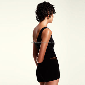 2025 Factory Hot Selling Casual Summer Skinny Knitted Short-Sleeved V Collar Ice Silk Embroidery <b>T</b> <b>Shirts</b> for Women - Product Image 4