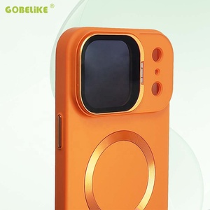 Étui de luxe pour téléphone avec objectif en acier inoxydable, magnétique et anti-chute pour iPhone 15 16 17 18 <span class=keywords><strong>Pro</strong></span> Max Air - Product Image 3