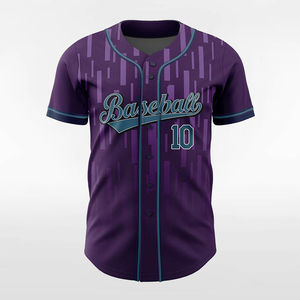 Sublimación personalizada impresa béisbol Jersey fábrica asequible al por mayor botón abajo béisbol Jersey fabricante de Pakistán - Product Image 4