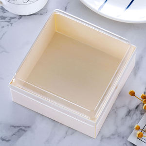 Boîte à plateau de biscuits aux fruits <span class=keywords><strong>en</strong></span> <span class=keywords><strong>bois</strong></span> à faire soi-même avec couvercle <span class=keywords><strong>en</strong></span> plastique - Product Image 4