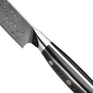 Cuchillo de Chef Hoja fija de acero de Damasco con mango de madera Cuchillos de cocina de Chef personalizados de calidad superior - Product Image 4