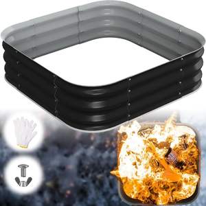 Support de bois de chauffage et de jardinière en acier à double usage, intérieur et extérieur, pour un stockage stable des bûches dans la maison ou le jardin - Product Image 3