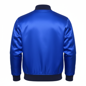 Blouson Bomber Homme Hiver Long en Toile à Col Montant et Capuche, Lettres Personnalisées en Chenille, Coupe-Vent Doublé Polaire, Style Streetwear - Product Image 2