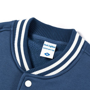 Chaqueta universitaria personalizada de alta calidad para hombre Abrigo de lana de invierno con patrón de camionero elegante Nueva condición con logotipo personalizado - Product Image 3