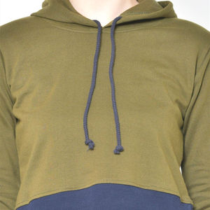 Nuevo y elegante traje de Jogger con capucha para mujer, chándal transpirable de dos piezas con patrón sólido, servicio OEM disponible - Product Image 4