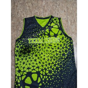 Vente en gros de chemise et short en maille à sublimation double face à séchage rapide et à séchage personnalisé, maillot de fitness avec short - Product Image 1