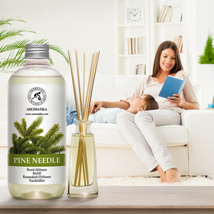 Aromatika Natural Pine Needle Aroma <b>Diffuser</b> Refill Liquid 500ml Long Lasting <b>Room</b> Fragrance Reed <b>Diffuser</b> Oil - Product Image 5