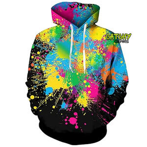 ผู้ผลิตเสื้อผ้าสั่งทำเสื้อฮู้ดดี้โอเวอร์ไซส์ผ้าฟลีซหนา 100% ผ้าฝ้าย พร้อมลายสกรีนและพิมพ์นูน 3 มิติ - Product Image 3