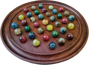 Premium Smooth Wooden <b>Solitaire</b> <b>Board</b> Handmade Craft Low Cost Factory Supply - Product Image 2