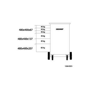 Banco de Trabajo Móvil Gedore con 6 Cajones, Gabinete de Herramientas Premium para un Acceso Conveniente a sus Artículos Esenciales - Product Image 5