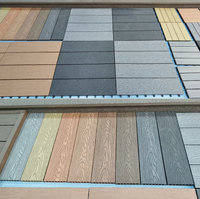 Großhandel Outdoor Deep 3D geprägte Holz Kunststoff Planke No Gaps WPC Compound Boden Außen WPC Composite Decking