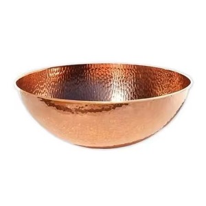 Cuencos de Cobre de Primera Calidad Martillados a Mano con Diseño Antiguo para Cocina Tradicional - Product Image 6