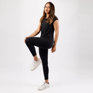 Leggings Casuales de Cintura Alta Duraderos para Mujer, Leggings Casuales Lisos de Corte Ajustado, Leggings Casuales Elásticos de Tela Suave - Product Image 4