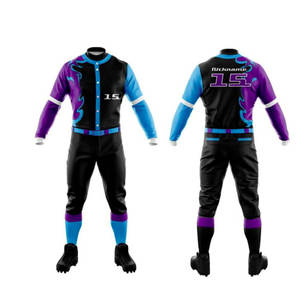 Última camiseta de béisbol popular para hombres, nuevo estilo, rosa, logotipo personalizado, nombre del equipo personalizado, camiseta de Softbol - Product Image 1