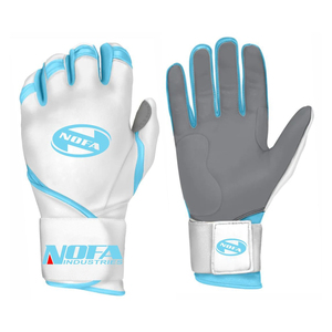 Customizable Genuine Leather Batting Gloves <b>Softball</b> & Baseball Training Gloves with Short Cuff for Kids Men Adults - Product Image 1