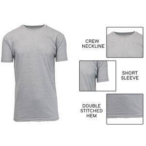 T-shirt personnalisé pour la famille T-shirts unis en vrac T-shirts à manches courtes en coton à col rond Mélange de couleurs en vrac - Product Image 3