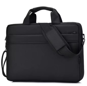 Nueva funda de negocios elegante para hombre, bolsa de ordenador portátil de cuero impermeable personalizada de alta calidad con forro de cuero genuino - Product Image 3
