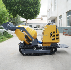 Mini bétonnière automotrice sur chenilles économique et robuste, haute mobilité, avec pompe et moteur, productivité 10 m³/h, 300 dm³ - Product Image 5