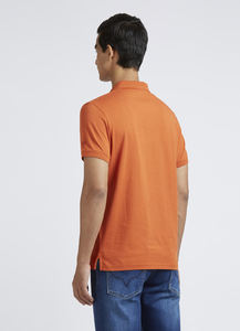 เสื้อยืดโปโลของผู้ชายเสื้อโปโลแขนสั้นผ้าคอตตอน100% กันยับสำหรับชุดลำลองแบบสั่งตัดสีได้ - Product Image 3