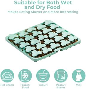 <b>Silicone</b> Pet Feeding Licking Pad Wholesale BPA Free Slow Feeder Non Slip Dishwasher Safe Calming <b>Mat</b> for Pets - Product Image 3