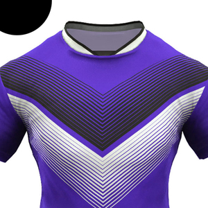 ชุดเครื่องแบบทีมกีฬาสำหรับผู้ใหญ่เสื้อรักบี้แบบระเหิดแห้งเร็วระบายอากาศได้ดี100% เสื้อโพลีเอสเตอร์ - Product Image 2