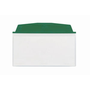 Busta trasparente portadocumenti ESD, da appendere, 1/3 DIN A4, Verde, 10 pz. / Confezione.- SD016-ESD-05 - Product Image 2