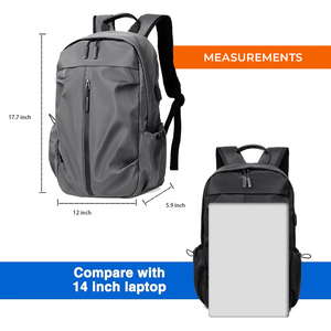 Sac à dos pour ordinateur portable d'affaires pour hommes femmes étanche multi-compartiments port USB OEM ODM fabricant en vrac vente en gros sac fournisseurs - Product Image 2