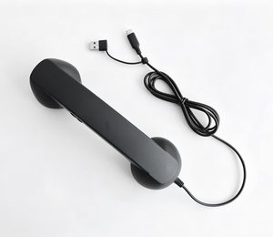Auricular con Cable de Diseño Retro Clásico Tipo-C, Auricular Telefónico con Micrófono, Compatible con MS Teams - Product Image 1