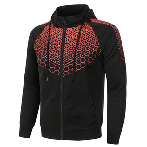 Conjunto de pantalones de chándal y Sudadera con capucha de poliéster 100% hecho a medida OEM al por mayor, chándales de sublimación para hombre a la venta - Product Image 2