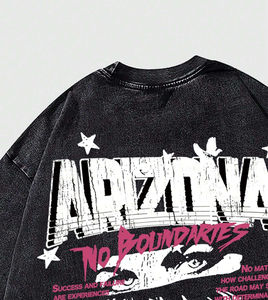 Camisetas personalizadas con estampado DTG DTF para hombre, ropa de calle informal con gráfico personalizado, camisetas de manga corta de algodón de verano - Product Image 5