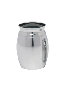 Urna de metal de último diseño para cenizas en esmalte blanco con urnas de metal adhesivas personalizadas para Decoración a precios al por mayor - Product Image 4