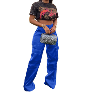 Serigrafía moderna Impresión digital Pantalones casuales Ropa deportiva para exteriores Pantalones de cintura alta para mujer Pantalones cargo para mujer - Product Image 6