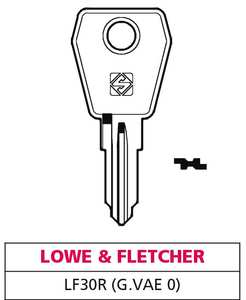 Chiave Asc Lf30r (g. Vae 0) Lowe & Fletcher - Product Image 1