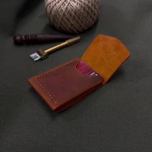 Classic Genuine Leather <b>Wallet</b> with Cover Closure Durable <b>Waterproof</b> Design Large Capacity & Multiple Slots for Unisex Use - Product Image 2