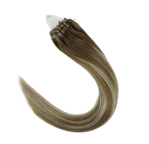 Extensions de <span class=keywords><strong>cheveux</strong></span> à micro-perles sans colle, mèches lisses pré-collées en <span class=keywords><strong>cheveux</strong></span> humains - Product Image 1