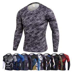 OEM Custom Upf50 + Rash Guard à manches longues pour hommes High Tech Camo Style New Custom Made Premium Quality Men's Mma Rash Guard 2024 - Product Image 3