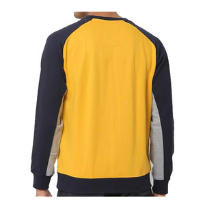 Chemise à manches longues Contraste Raglan Style Manches Manches Casual Sweat Col Rond Imprimé Sweat - Product Image 5