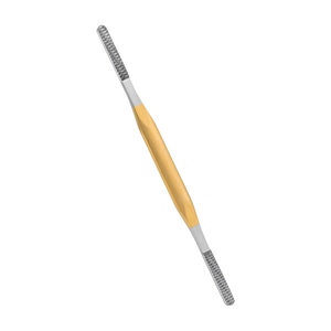 Double-Ended 4 Side Fomon TC Gold-Color Stainless Steel Nasal Rasp and Bone <b>File</b> Manual <b>Power</b> Source Wholesale - Product Image 1