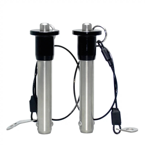 Goupille à bille en aluminium avec poignée en acier inoxydable, cordon de sécurité rapide pour câble, goupille à bille à dégagement rapide - Product Image 1