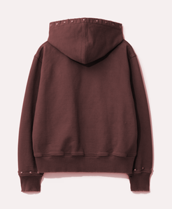 Sweatshirts à capuche pour hommes de luxe OEM Sweatshirts à capuche en coton épais de haute qualité avec fermeture éclair et lavage à l'acide Sweats à capuche personnalisés en pierre de Royle vieilli - Product Image 4