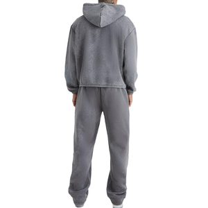 Chándal estampado para hombre de mejor diseño de alta calidad, pantalón de chándal acampanado apilado y chándales de algodón 100% de Pakistán - Product Image 5