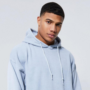 Vêtement d'hiver de luxe pour homme, coupe classique, en polyester/coton, noir, délavé, brodé, style streetwear, lourd, effet vieilli, délavé à l'acide - Product Image 6