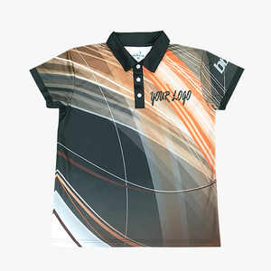 Venta al por mayor de 100% algodón personalizado para camisetas de polo patrón de sublimación tops lisos en blanco - Product Image 6