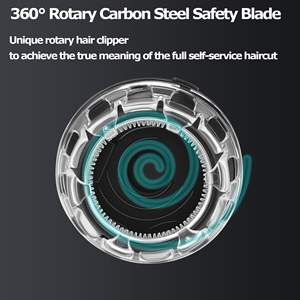 Tondeuse à Cheveux Automatique Sans Fil Professionnelle pour Hommes, Kit de Coiffure Autonome avec Écran LED, Tondeuse Circulaire à Piles Française - Product Image 6